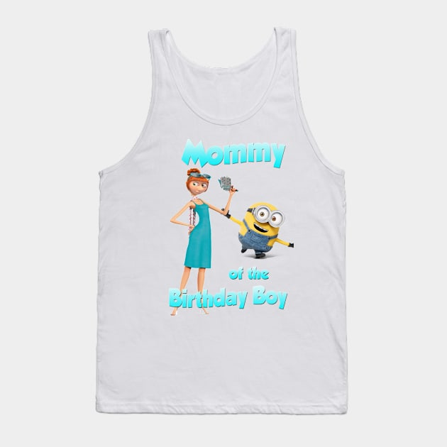 Mommy of The Birthday Boy Tank Top by FirmanPrintables